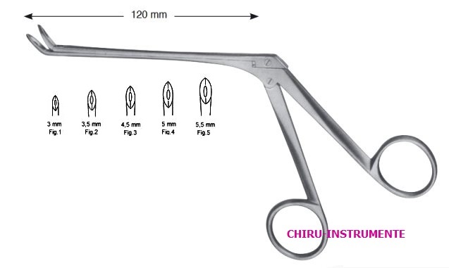 WEIL-BLAKESLEY nasal cutting forceps, 140° upwards, working length 120 mm, 4.8 mm, without neck
