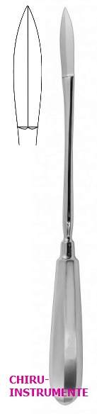 SEGOND myoma knife, 27 cm (10 ½")