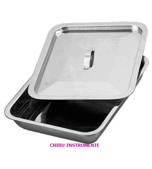 Instrumentenschale mit Deckel, 200x150x25mm Instrumentenschale mit Deckel, 200x150x25mm