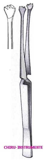  MARSCHIK Tonsillen-Pinzette, 22cm