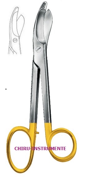 BRUNS Verbandschere,23 cm,Hartmetall (TC)