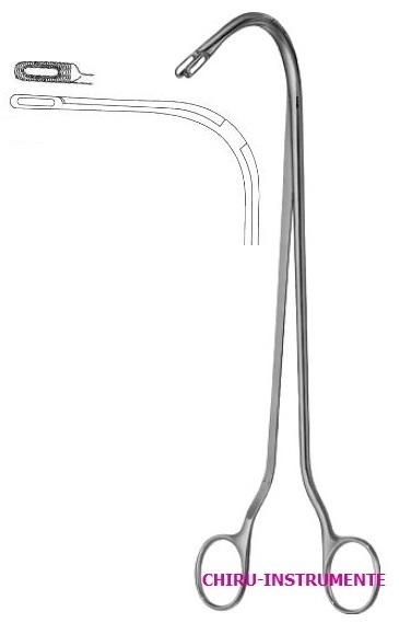 RANDALL kidney stone forceps, fig. 2, 24.5 cm (9 ¾"), fine