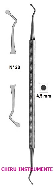 WHITE Exkavator, doppelendig, 17,5cm, Fig. 20