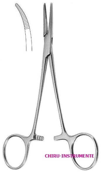 PROVIDENCE-HOSPITAL Gefäßklemme, gebogen, 14 cm  PROVIDENCE-HOSPITAL Gefäßklemme, gebogen, 14 cm