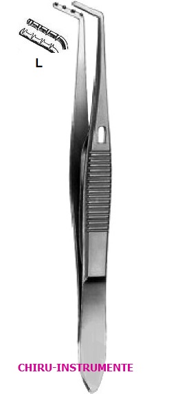 PRINCE Muskelpinzette, links gebogen, 10cm PRINCE Muskelpinzette, links gebogen, 10cm