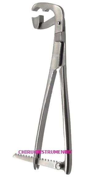 LAMBOTTE Knochenhaltezange, Maul verstellbar, 10mm, 19cm LAMBOTTE Knochenhaltezange, Maul verstellbar, 10mm, 19cm