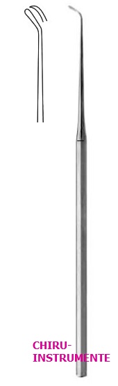 FISCH ear dissector, left, single curved