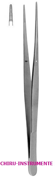 TAYLOR Anatomische Pinzette, gerieft, 17,5cm