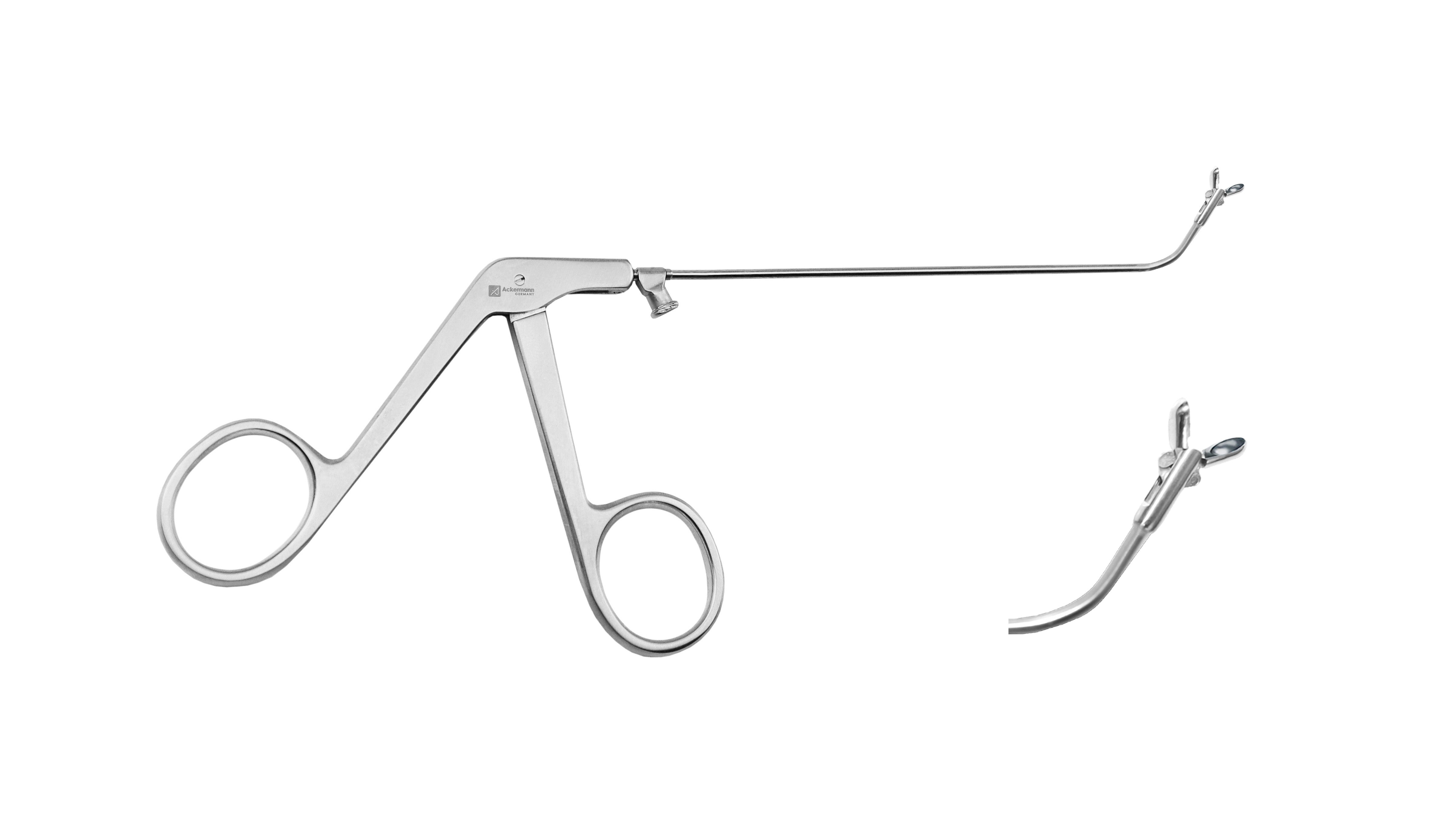 KUHN-BOLGER Giraffenzange, vertikal, 13 cm, 55° aufgebogen
