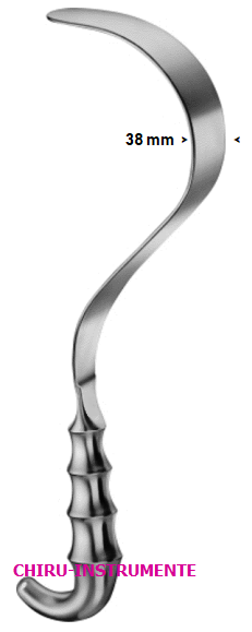 DEAVER Grip Wundhaken, 38mm, 31cm