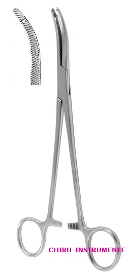 HEANEY Hysterektomieklemme, 1 Zahn, 21cm HEANEY Hysterektomieklemme, 1 Zahn, 21cm