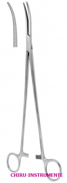 ZENKER hemostatic forceps, 29.5 cm (11 ½"), curved