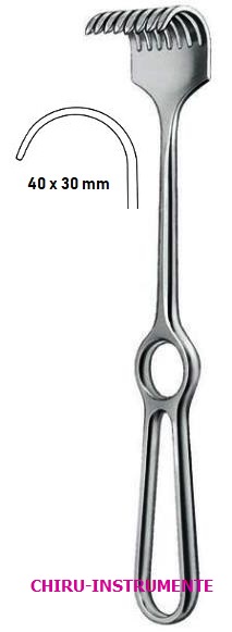 KOERTE Wundhaken, stumpf, 40x30mm, 23,5cm KOERTE Wundhaken, stumpf, 40x30mm, 23,5cm