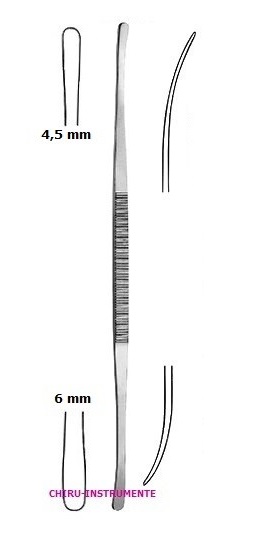 TOENNIS Dissektor, 4,5x6mm, 24cm