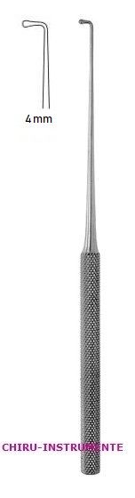 WAGENER ear hooklet, fig. 1, 14 cm (5 ½")
