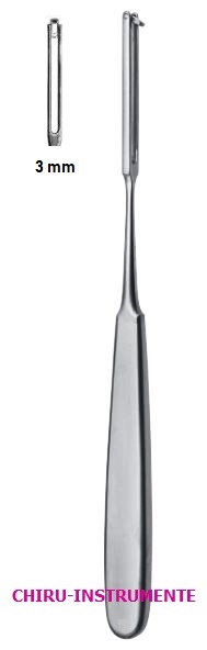 BALLENGER septum knife, straight, 3 mm, 20 cm (8")