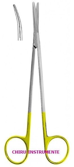 METZENBAUM Schere,gebogen, st./st., 23 cm, Hartmetall (TC) METZENBAUM Schere,gebogen, st./st., 23 cm, Hartmetall (TC)