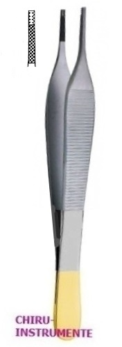 ADSON-BROWN Fasspinzette,7 x 7 Zähne, 12 cm, gerieft, Hartmetall (TC)