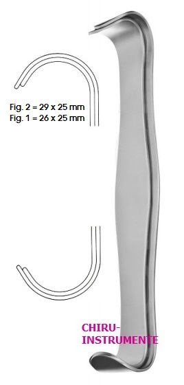 PARKER, Wundhaken, 18cm, Fig. 2, 29x25mm