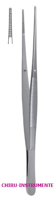 POTTS-SMITH dissecting forceps, 18 cm (7"),  serrated