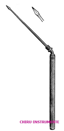 POLITZER Parazentesenadel, umschraubbar,16cm POLITZER Parazentesenadel, umschraubbar,16cm
