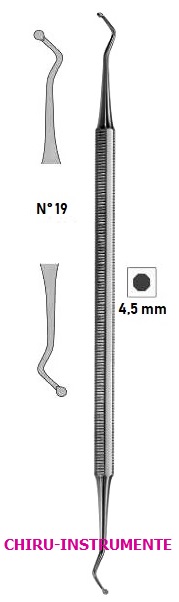 WHITE Exkavator, doppelendig, 17,5cm, Fig. 19