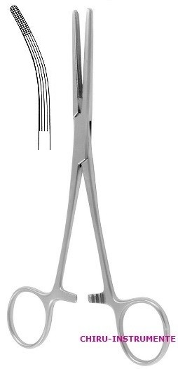 ROCHESTER-CARMALT Gefäßklemme, gebogen, 20cm ROCHESTER-CARMALT Gefäßklemme, gebogen, 20cm