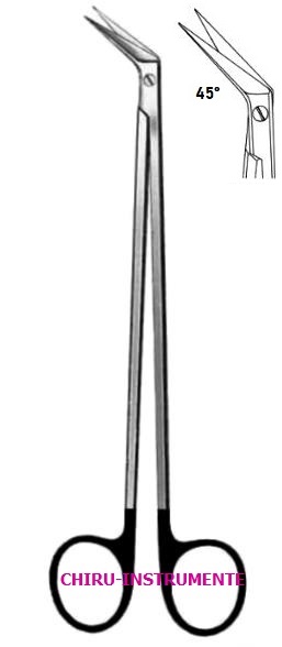 POTTS- SMITH vascular scissors, 45°, 16 cm (7 ½"), Supercut (SC)