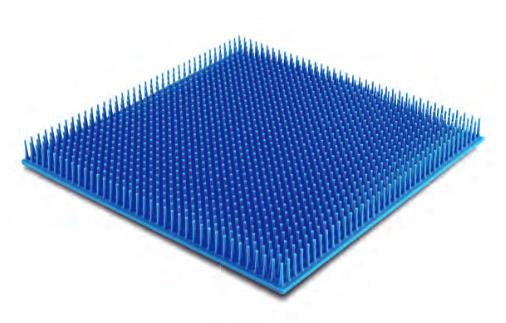 Silikonmatte blau, perforiert, 245x245mm Silikonmatte blau, perforiert, 245x245mm