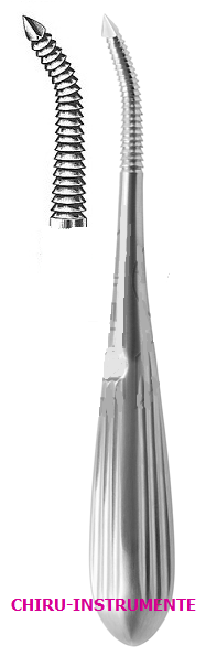 LEWIS antrum rasp, 18 cm (7"), sharp