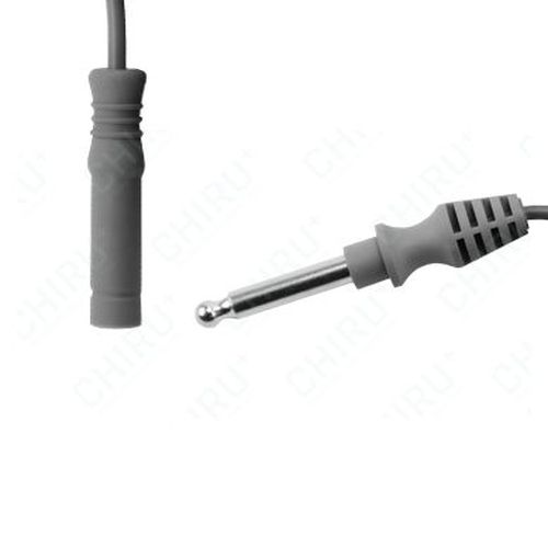 Monopolares Kabel, Ø 4 mm Instrumenteneite mit Rundstecker, 3 m 