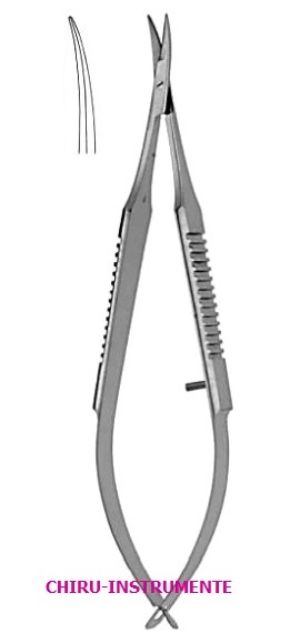 NOYES iris scissors, 16 cm (6 ¼"), straight, sharp