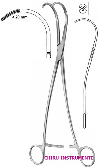 DEBAKEY clamp atraumatic, 25 cm (10")