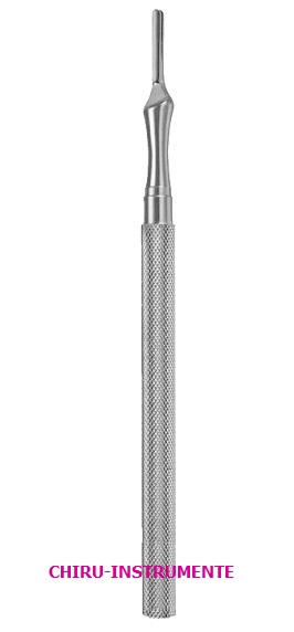 Skalpellgriff, Nr. 3, 15 cm, rund Skalpellgriff, Nr. 3, 15 cm, rund