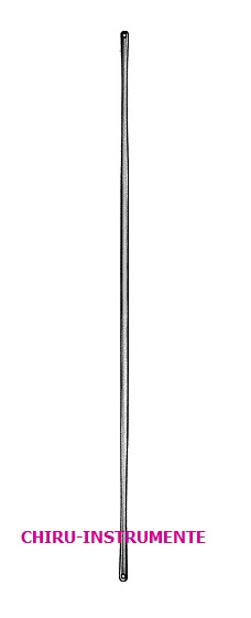 Fistelsonde, biegsam, doppelendig, mit Loch, Ø 3mm, 19cm Fistelsonde, biegsam, doppelendig, mit Loch, Ø 3mm, 19cm