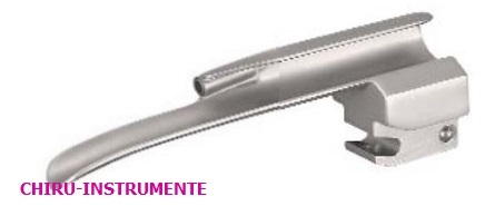 MILLER Laryngoskopspatel, Fig. 1, 80 mm, matt, Kaltlicht, mit integriertem Lichtleiter MILLER Laryngoskopspatel, Fig. 1, 80 mm, matt, Kaltlicht, mit integriertem Lichtleiter