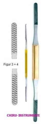 HARTMETALL (TC) FOMON Nasenraspel, Fig. 3/4, 40x8mm, 20,5cm HARTMETALL (TC) FOMON Nasenraspel, Fig. 3/4, 40x8mm, 20,5cm