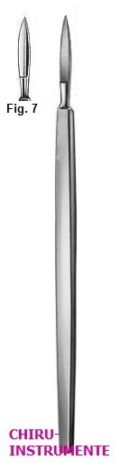 DIEFFENBACH Skalpell, Fig. 7, 13 cm, mit Metallheft DIEFFENBACH Skalpell, Fig. 7, 13 cm, mit Metallheft