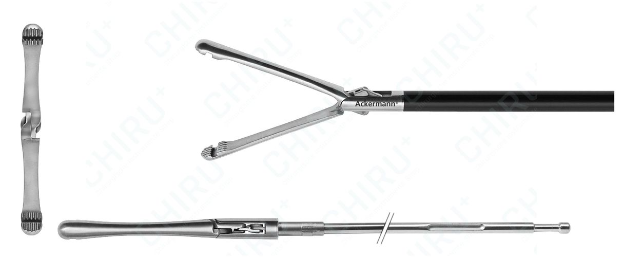 ALLIS grasping forceps, rounded, Ø 5.0 mm, 330 mm, Xpress Lock™
