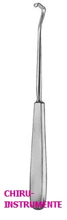 SCHOENBORN Schilddrüsen Haken, 13 x 6 mm, 21 cm