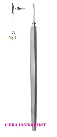 ZIEGLER Iris Messer, Fig. 1, 5mm, 11,5cm