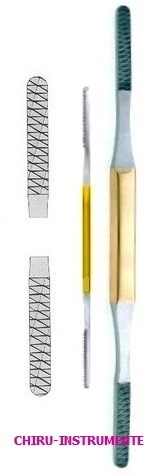 FOMON Nasenraspel, 40 x 8 mm, 20,5 cm, Hartmetall (TC)