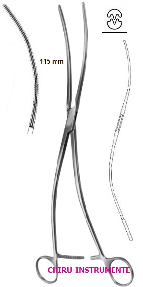 DEBAKEY atraumatic clamp, 28 cm (11")