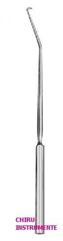 DANDY nerve hook, 20 cm (8"), left
