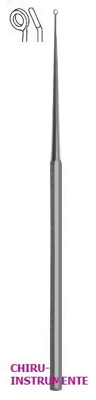 BUCK Ohrkürette, Fig. 2, 16,5 cm, gebogen, stumpf BUCK Ohrkürette, Fig. 2, 16,5 cm, gebogen, stumpf