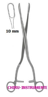 WINTER Abortus-/ Plazentazange, gebogen, mit Sperre, Fig. 2, 10mm, 29cm