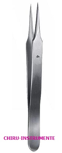 Uhrmacherpinzette, N° 4, 11 cm, glatt Uhrmacherpinzette, N° 4, 11 cm, glatt