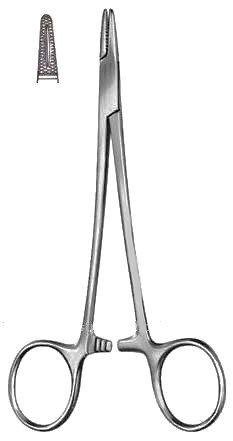 HEGAR Nadelhalter, mit Blutrille, 20,5cm