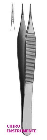 ADSON micro dissecting forceps, 12 cm (4 ¾"), cross-serrated ADSON micro dissecting forceps, 12 cm (4 ¾"), cross-serrated