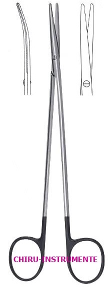 METZENBAUM- FINO scissors, curved, bl/bl, 18 cm (7"), Supercut (SC)